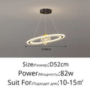 GobekUsa LED Gypsophila Chandelier for Modern Living Room Decor - Crown Ceiling Pendant Light