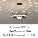 GobekUsa LED Gypsophila Chandelier for Modern Living Room Decor - Crown Ceiling Pendant Light
