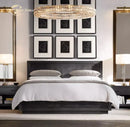 GobekUsa LED Halo Crystal Chandelier for Bedroom Living Dining Room Decor