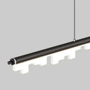 GobekUsa LED Hanging Lamps Strip: Modern Art Designer Pendant Lights for Home Decor