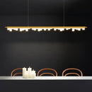 GobekUsa LED Hanging Lamps Strip: Modern Art Designer Pendant Lights for Home Decor