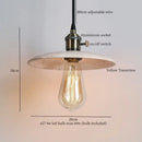 GobekUsa LED Hanging Pendant Light Mid-Century Modern Yellow Travertine Wood Living Room