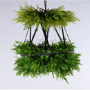 GobekUsa LED Hanging Plants Chandelier for Living Room - Eye Protection Green Light