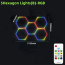 GobekUsa LED Hex Garage Light with Remote Control