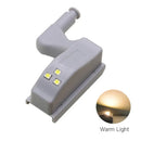 Gray plastic led hinge sensor lights kitchen cabinet wardrobe by Decorbites