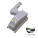 Gray plastic led hinge sensor lights kitchen cabinet wardrobe by Decorbites