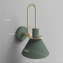 GobekUsa LED Horn Wall Lamp: Modern Nordic Sconces for Bedside, Living Room, Home Decor