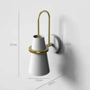 GobekUsa LED Horn Wall Lamp: Modern Nordic Sconces for Bedside, Living Room, Home Decor