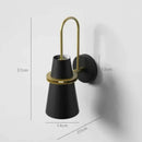 GobekUsa LED Horn Wall Lamp: Modern Nordic Sconces for Bedside, Living Room, Home Decor