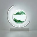 GobekUsa LED Hourglass Quicksand Desk Lamp, Unzip Decor, Night Light, Holiday Gift