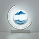 GobekUsa LED Hourglass Quicksand Desk Lamp, Unzip Decor, Night Light, Holiday Gift