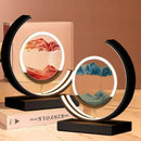 GobekUsa LED Hourglass Quicksand Desk Lamp, Unzip Decor, Night Light, Holiday Gift
