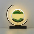 GobekUsa LED Hourglass Quicksand Desk Lamp, Unzip Decor, Night Light, Holiday Gift