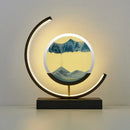GobekUsa LED Hourglass Quicksand Desk Lamp, Unzip Decor, Night Light, Holiday Gift