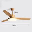 GobekUsa LED Indoor Ceiling Fan Lights for Living, Bedroom, Dining Room