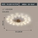 GobekUsa LED Indoor Ceiling Light: Modern Art Luster for Bedroom Hall Living Kids Room