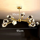 GobekUsa LED Indoor Chandelier Lighting for Living Room, Bedroom, and Dining Room