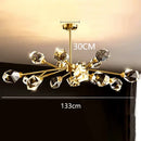 GobekUsa LED Indoor Chandelier Lighting for Living Room, Bedroom, and Dining Room