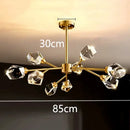 GobekUsa LED Indoor Chandelier Lighting for Living Room, Bedroom, and Dining Room