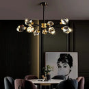GobekUsa LED Indoor Chandelier Lighting for Living Room, Bedroom, and Dining Room