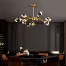 GobekUsa LED Indoor Chandelier Lighting for Living Room, Bedroom, and Dining Room