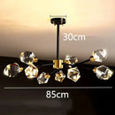 GobekUsa LED Indoor Chandelier Lighting for Living Room, Bedroom, and Dining Room