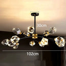 GobekUsa LED Indoor Chandelier Lighting for Living Room, Bedroom, and Dining Room