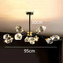 GobekUsa LED Indoor Chandelier Lighting for Living Room, Bedroom, and Dining Room