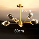 GobekUsa LED Indoor Chandelier Lighting for Living Room, Bedroom, and Dining Room