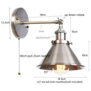 GobekUsa LED Indoor Wall Lamps Silver for Bathroom Mirror Stair Dinning Room Home Decor