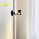 GobekUsa LED Industrial Bedroom Wall Lamp Black/Nickel Mounted Studio Cafe Background