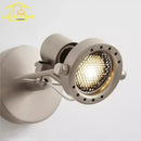 GobekUsa LED Industrial Bedroom Wall Lamp Black/Nickel Mounted Studio Cafe Background