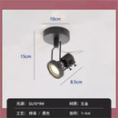 GobekUsa LED Industrial Bedroom Wall Lamp Black/Nickel Mounted Studio Cafe Background