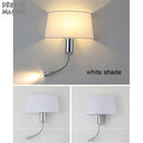 GobekUsa LED Industrial Gooseneck Wall Sconce for Bedroom Reading and Hotel