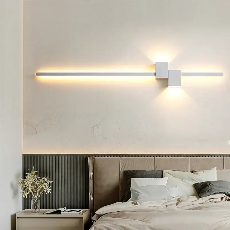 GobekUsa LED Interior Wall Lamp Black White Room Decor Modern Minimalist Lighting, photo 4 of 15