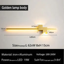 GobekUsa LED Interior Wall Lamp Black White Room Decor Modern Minimalist Lighting