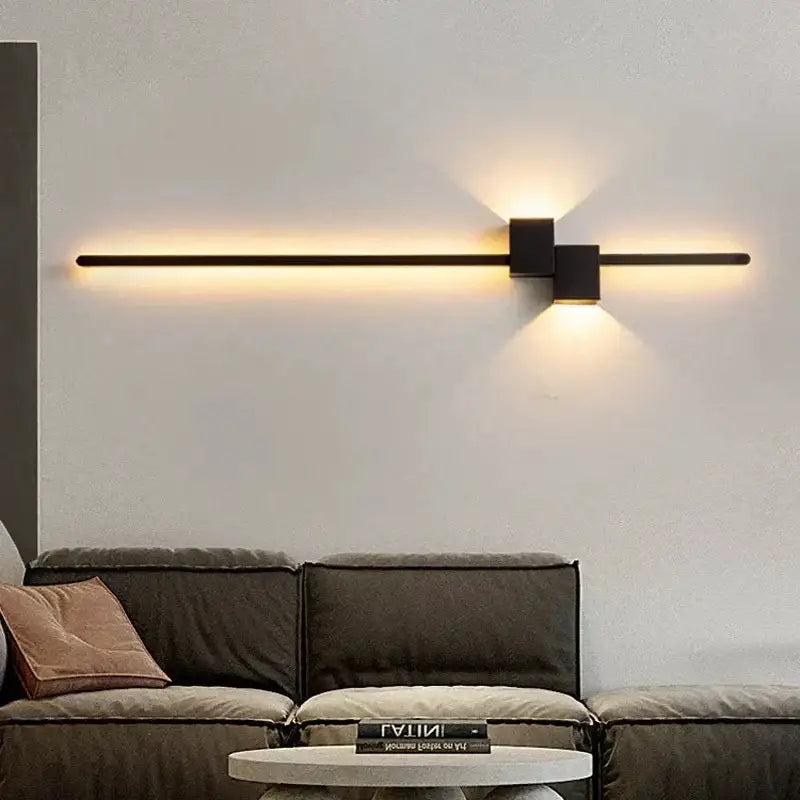 GobekUsa LED Interior Wall Lamp Black White Room Decor Modern Minimalist Lighting