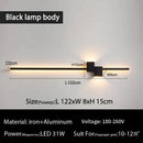 GobekUsa LED Interior Wall Lamp Black White Room Decor Modern Minimalist Lighting