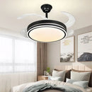 GobekUsa LED Invisible Fan Lamp Modern Ceiling Chandelier for Living Room Bedroom