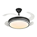 GobekUsa LED Invisible Fan Lamp Modern Ceiling Chandelier for Living Room Bedroom