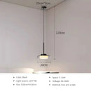 GobekUsa LED Iron Acrylic Pendant: Modern French Style Indoor Light for Bedroom & Living Room