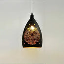GobekUsa LED Iron Cage Pendant Light - Modern Metal Fixture for Living Room and Restaurant