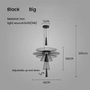GobekUsa LED Iron Pendant Chandelier for Dining Room, Nordic Design Ceiling Light