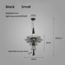 GobekUsa LED Iron Pendant Chandelier for Dining Room, Nordic Design Ceiling Light