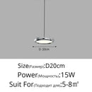GobekUsa LED Iron Pendant Chandelier for Home Decor and Lighting