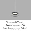 GobekUsa LED Iron Pendant Chandelier for Home Decor and Lighting