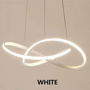 GobekUsa LED Irregular Aluminum Acrylic Chandelier for Dining Room Pendant Lighting