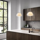 GobekUsa LED Jelly Glass Pendant Light for Living Room Kitchen Dining Table