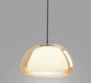 GobekUsa LED Jelly Glass Pendant Light for Living Room Kitchen Dining Table