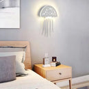 GobekUsa LED Jellyfish Wall Lamp for Modern Indoor Decor, Nordic Bedside Sconce